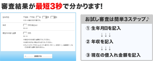 審査に不安方は「お試し審査」をしてみよう!